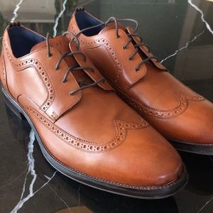 Cole Haan Jefferson Grand Wingtip Oxfords Brown 13